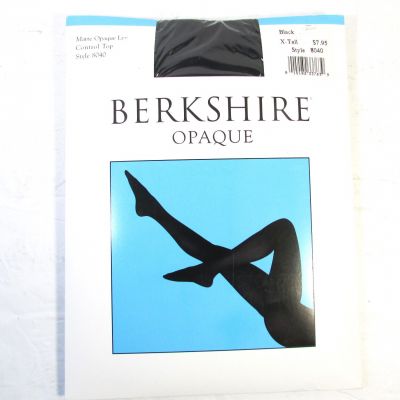 Tights, Berkshire, Control Top, Matte Qpaque Leg, 8040, X Tall, New